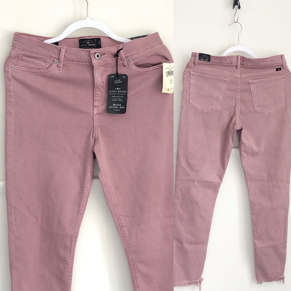 Purple Stretchy Lucky Jeans Skinny Pants • 30